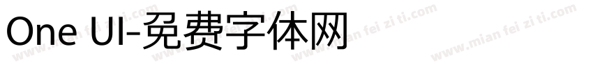 One UI字体转换